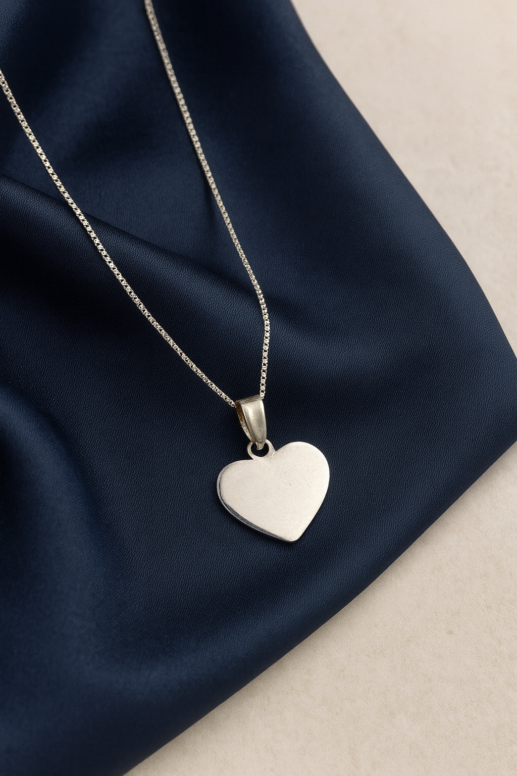 Medalla corazón plata 925