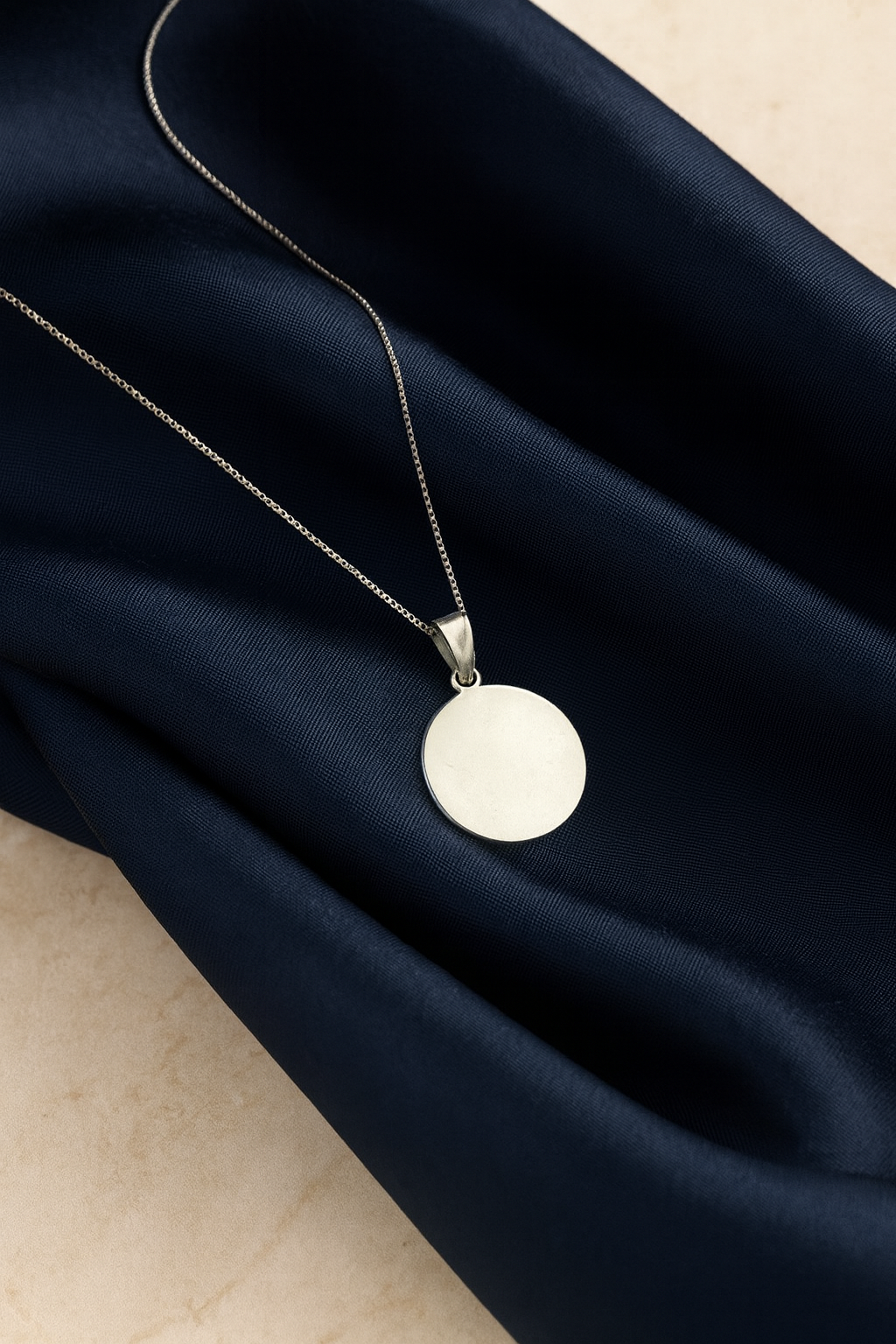 Medalla circular plata 925